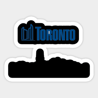 Toronto city skyline t-shirt sightline png transparent Sticker